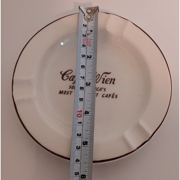 Cafe Wien South Africa Ashtray Continental China Vitreus Cigar Cigarret Vintage - Picture 4 of 11